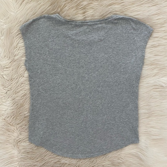 Boden Dachshund Embroidered Wiener Dog Gray Robyn Jersey Tee  Short Sleeve Shirt - Picture 7 of 11